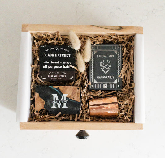 Groomsman Gift Set, Parks and Rec. Rorey's Crafted Gifts