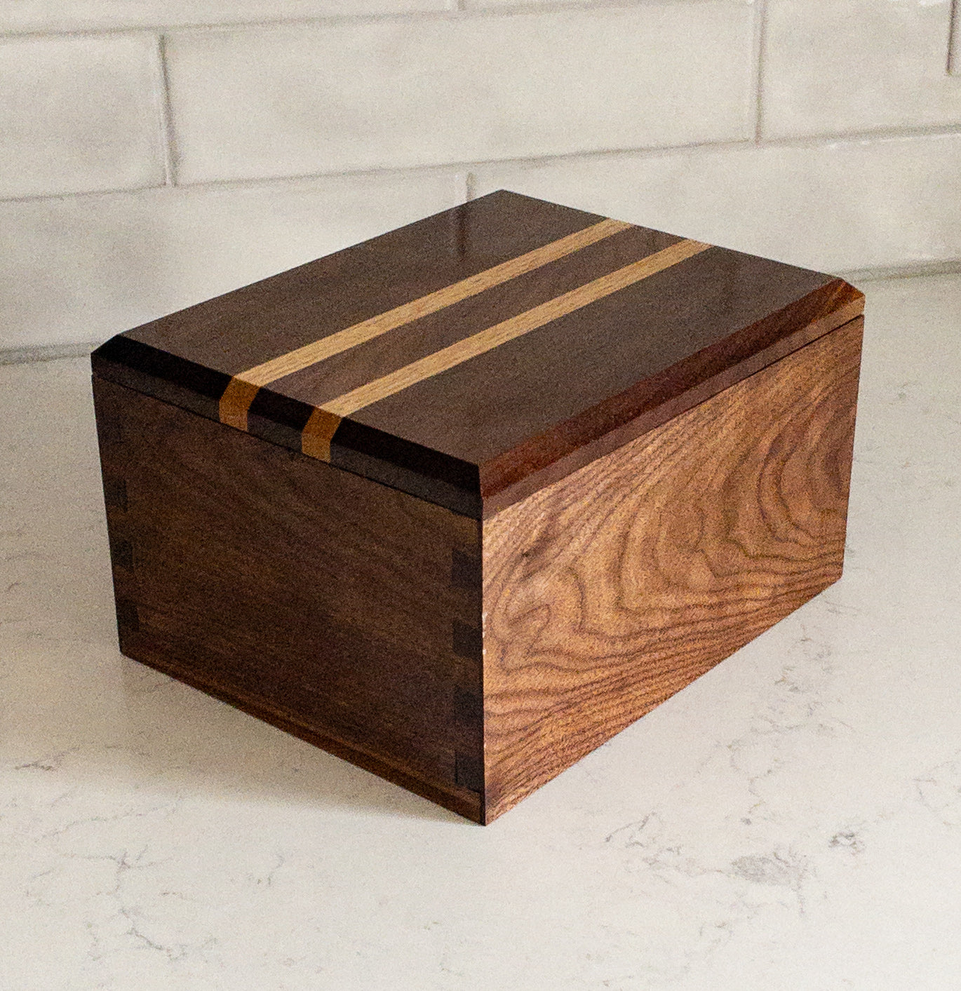 Walnut Keepsake Box, Handcrafted Rorey's Crafted Gifts